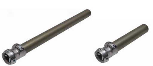 Adapter tube with pyramidal receiver, Ø30mm, 125kg