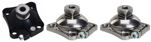 4 Hole Male Pyramid, rotatable, aluminium